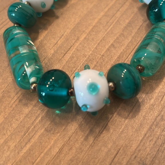 Necklace, bracelet and earrings - Picture 3 of 4